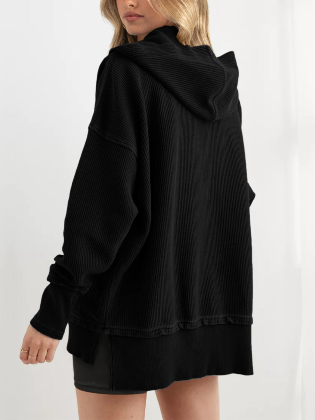 ✨Women's Oversized Button V Neck Hoodie